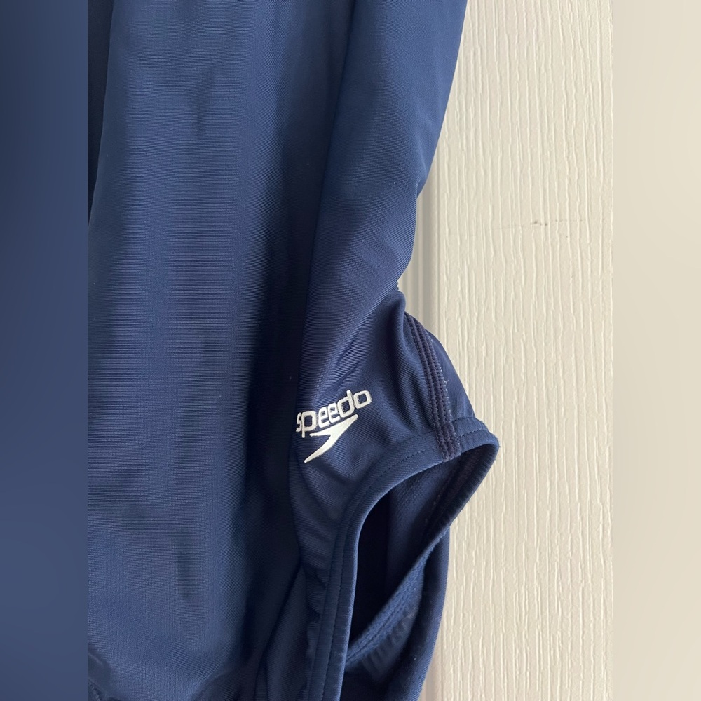 Navy Speedo One Piece Swimsuit